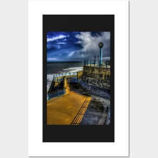 Grant's Clock on Whitley Bay Promenade Posters and Art